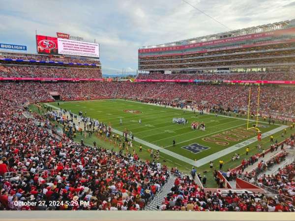 Levi's Stadium, section: 208, row: 1, seat: 14