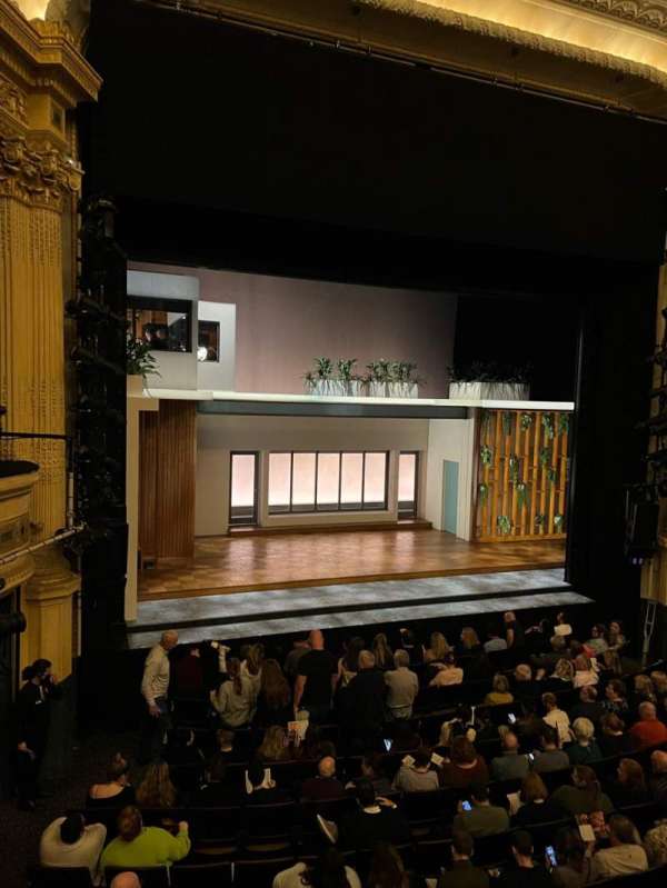Hudson Theatre, section: Dress Circle L, row: A, seat: 3