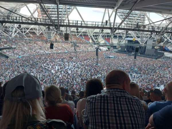 London Stadium, section: 201, row: 70, seat: 636
