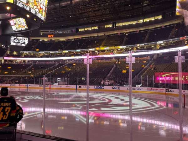 T-Mobile Arena, section: 8, row: B, seat: 3