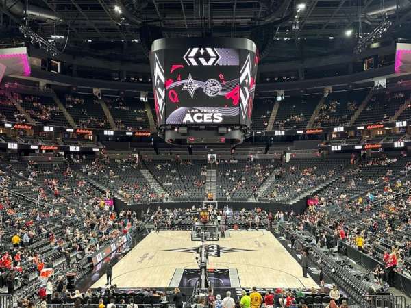 T-Mobile Arena, section: 1, row: Q, seat: 1