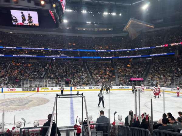 T-Mobile Arena, section: 6, row: D, seat: 13
