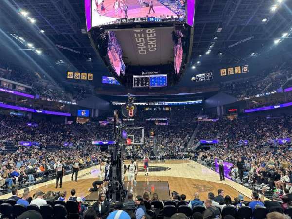 Chase Center, section: 109, row: 1, seat: 11