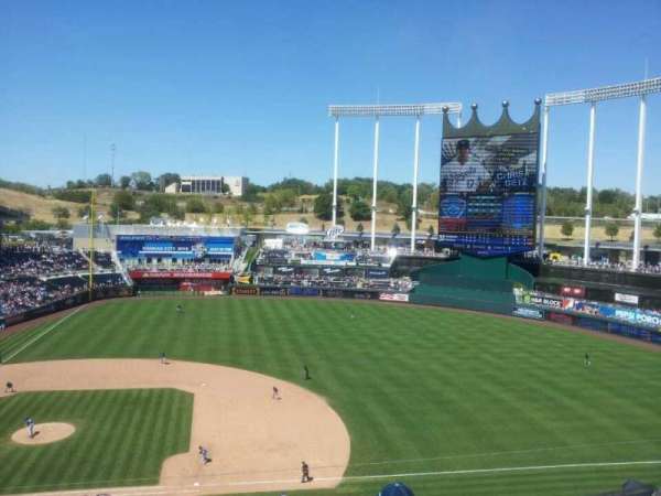 Kauffman Stadium, section: 429, row: J, seat: 18