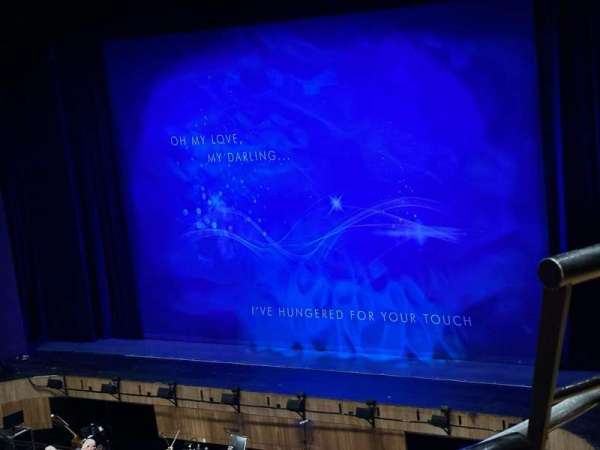 Donald Gordon Theatre at the Wales Millennium Centre, section: Circle, row: B, seat: 55