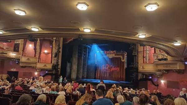 Edinburgh Festival Theatre, section: Stalls, row: S, seat: 8