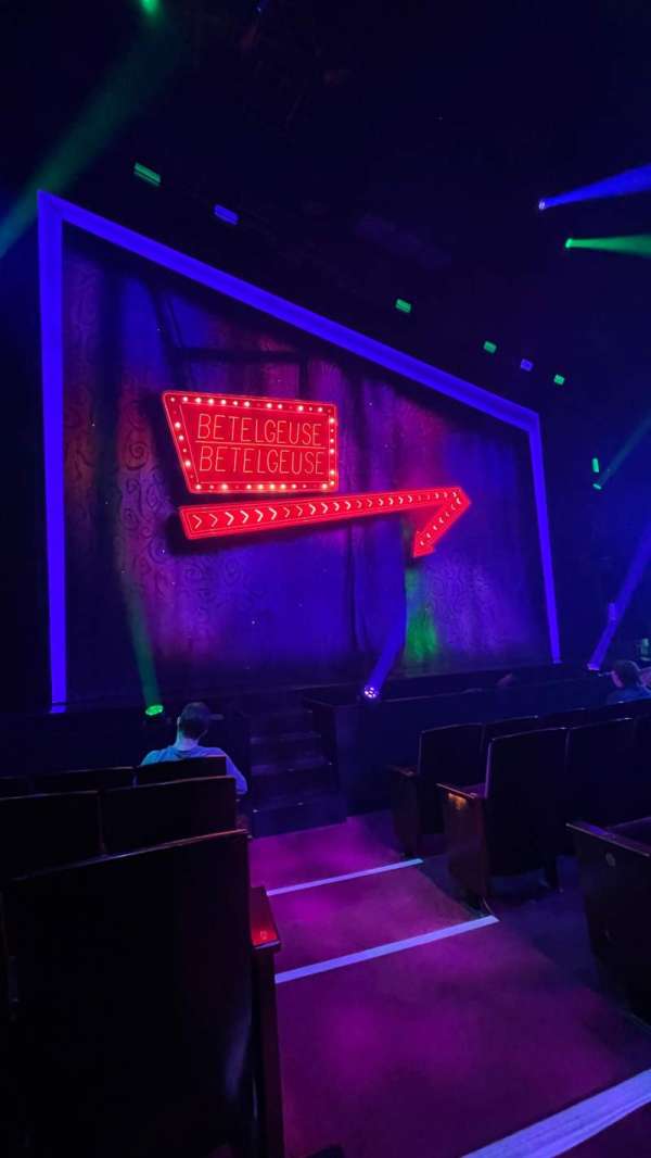 Marquis Theatre, section: Orchestra L, row: E, seat: 3