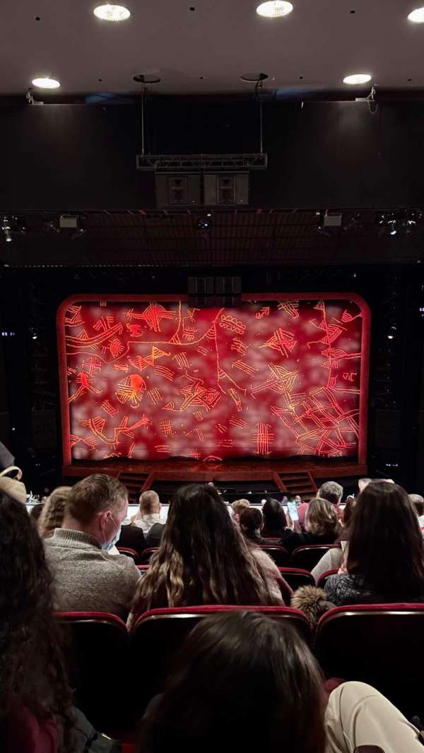 Minskoff Theatre, section: Mezzanine, row: G, seat: 127