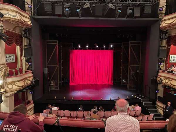 Noel Coward Theatre, section: Royal Circle, row: C, seat: 18