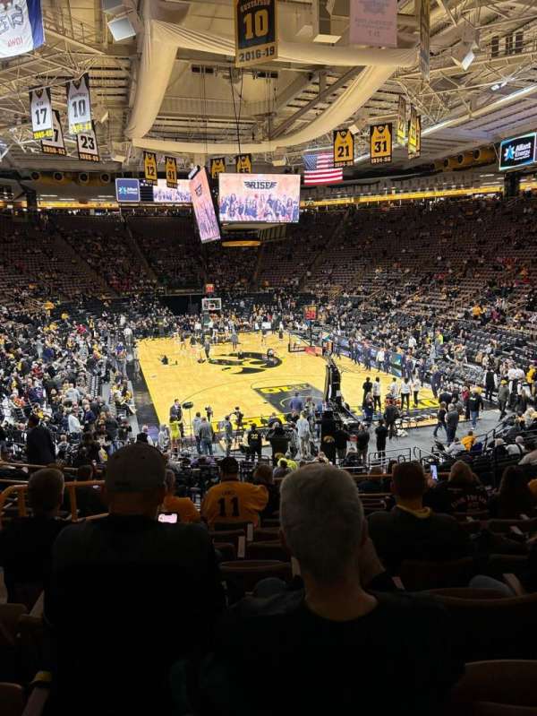 Carver-Hawkeye Arena, section: HH, row: 22, seat: 12