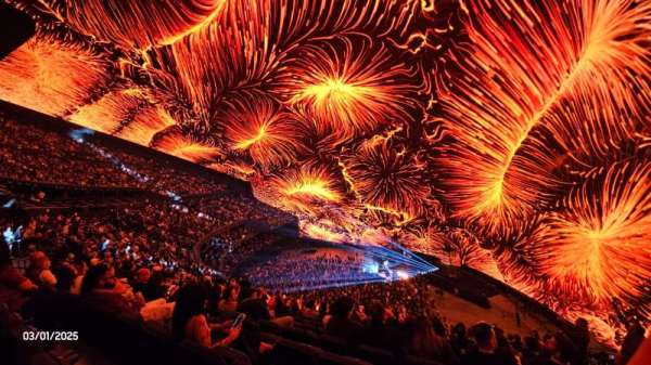 The Sphere, Vegas, section: 210, row: 20, seat: 113