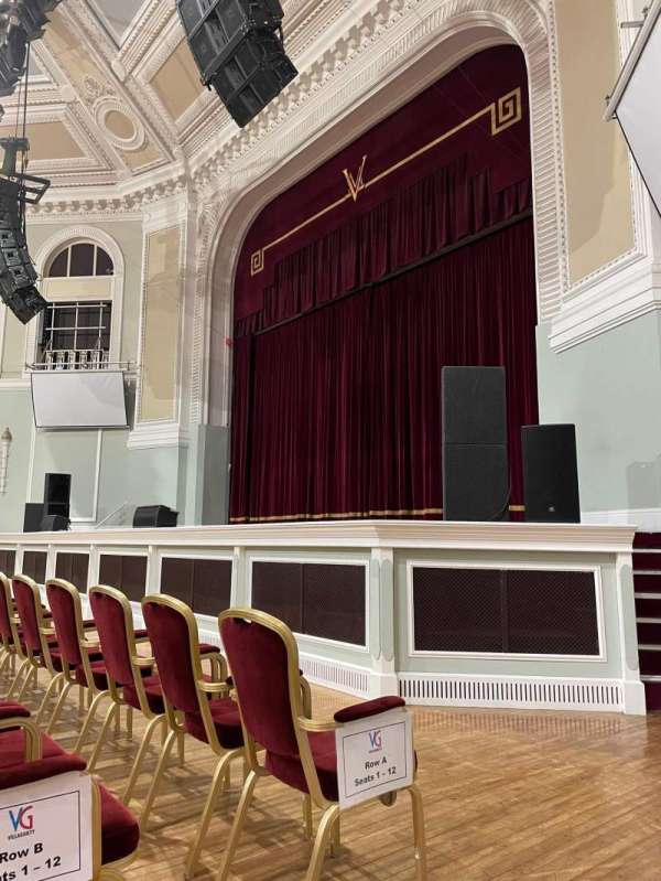 Villa Marina, Royal Hall, section: Stalls G, row: A, seat: 14