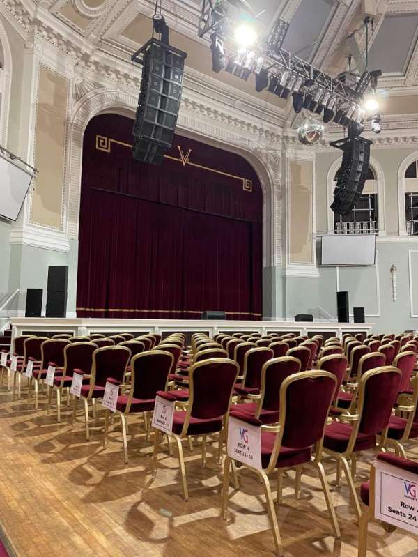 Villa Marina, Royal Hall, section: Stalls A, row: A, seat: 1