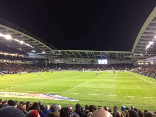 American Express Stadium, section: S1C, row: J, seat: 48