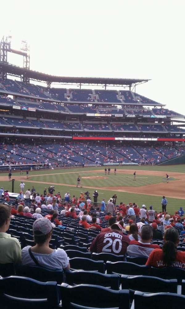 Citizens Bank Park, section: 113, row: 33, seat: 15