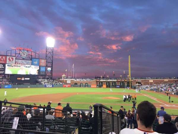 Oracle Park, section: 122, row: 24, seat: 4