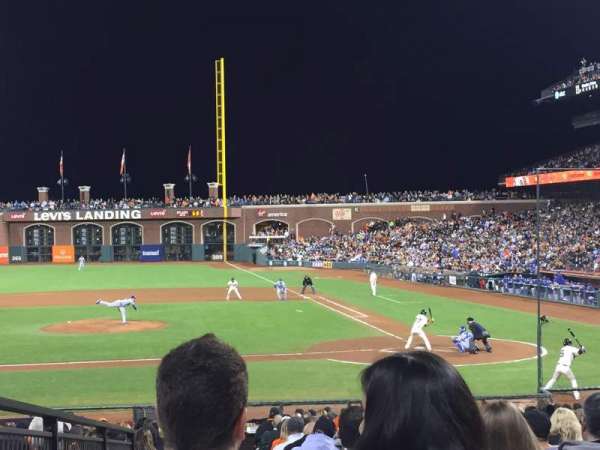 Oracle Park, section: 122, row: 24, seat: 4