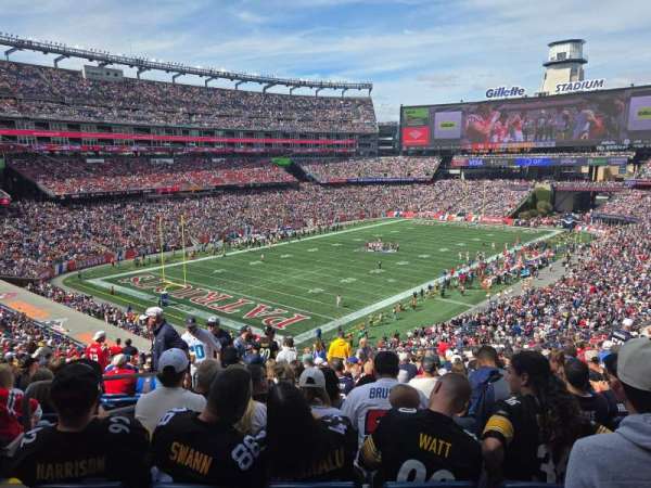 Gillette Stadium, section: 216, row: 24, seat: 26