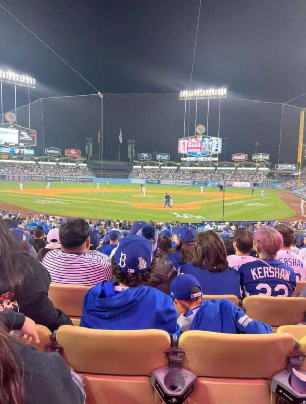Dodger Stadium, section: 3fd, row: O, seat: 3