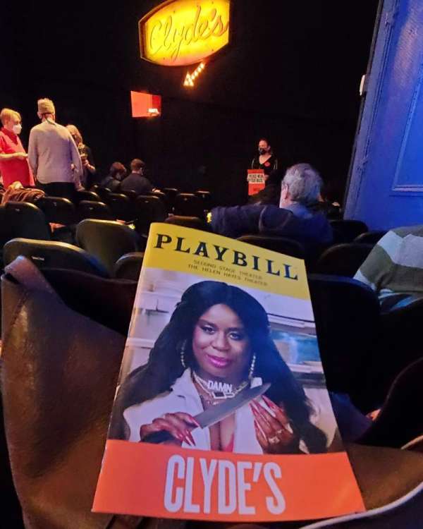 Hayes Theater, section: Orchestra R, row: J, seat: 10