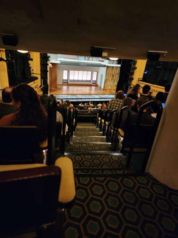 Hudson Theatre, section: Dress Circle L, row: J, seat: 1
