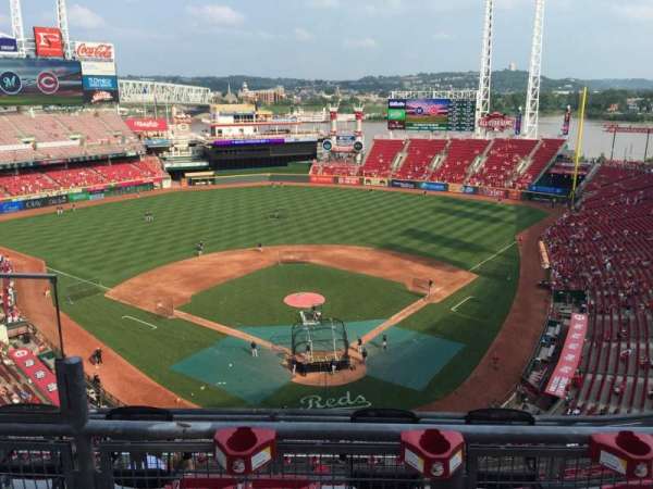Great American Ball Park, section: 523, row: B, seat: 13