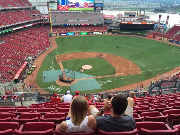 Great American Ball Park, section: 527, row: K, seat: 14