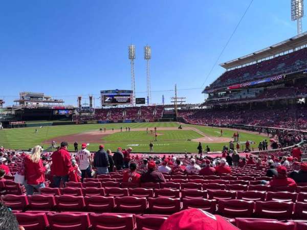Great American Ball Park, section: 118, row: EE, seat: 9