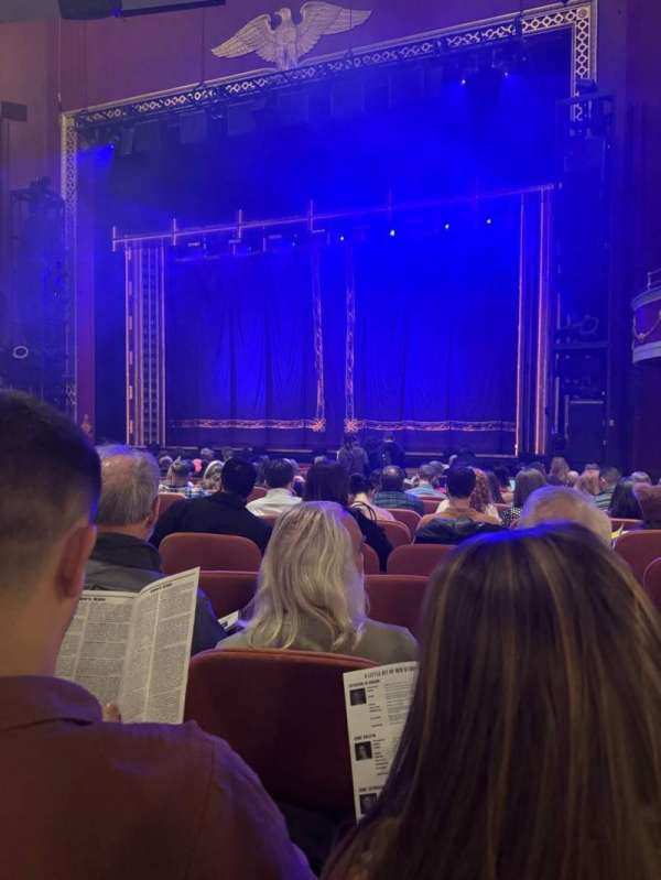 National Theatre, DC, section: Orchestra R, row: P, seat: 6