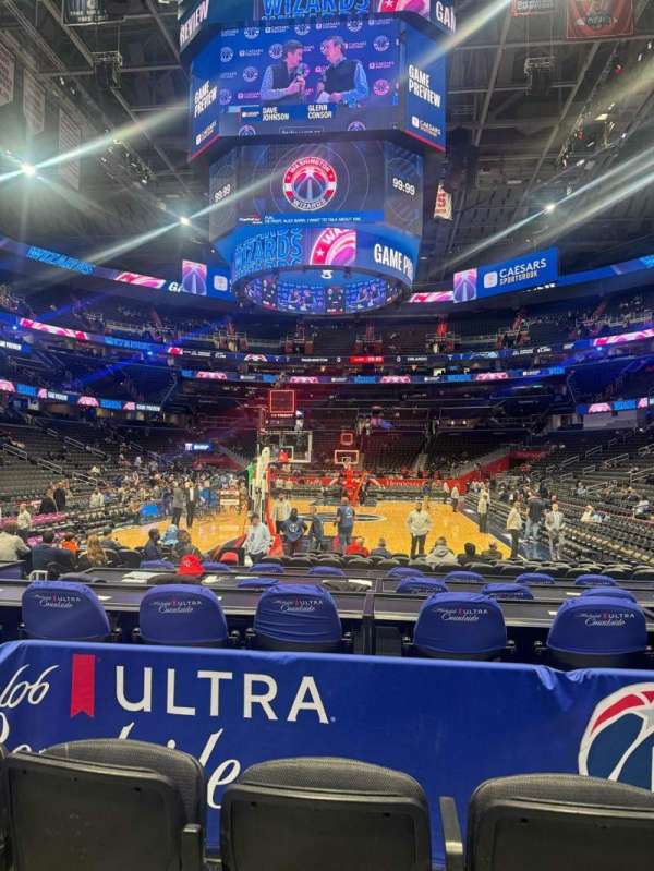 Capital One Arena, section: 106, row: C, seat: 7