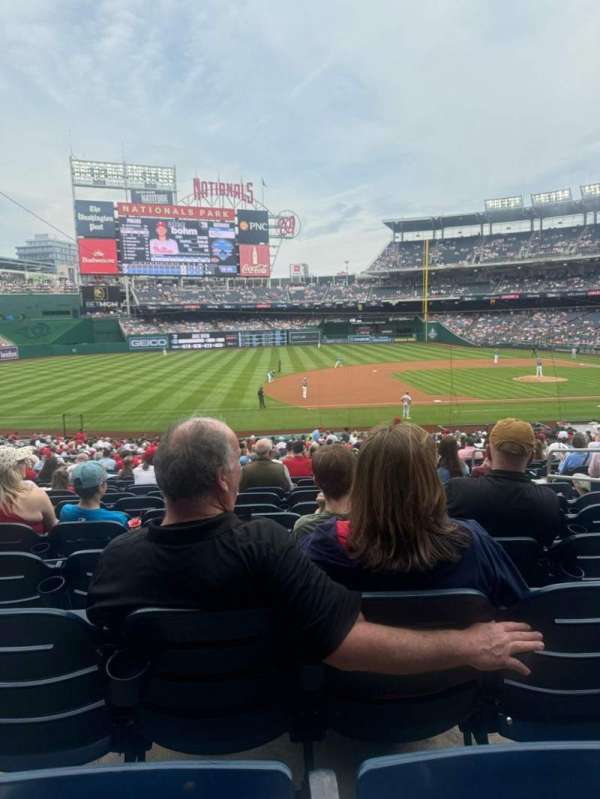 Nationals Park, section: 114, row: NN, seat: 6