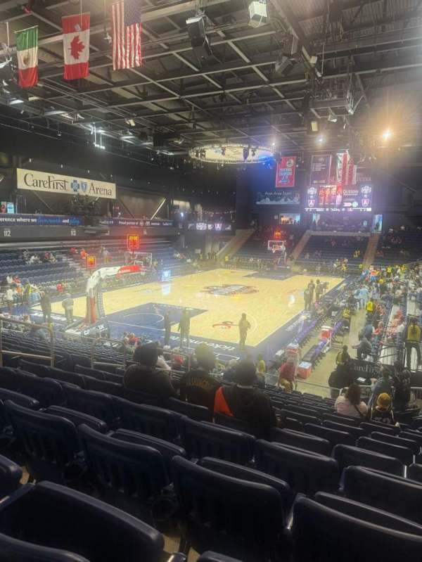 CareFirst Arena, section: 109, row: P, seat: 16