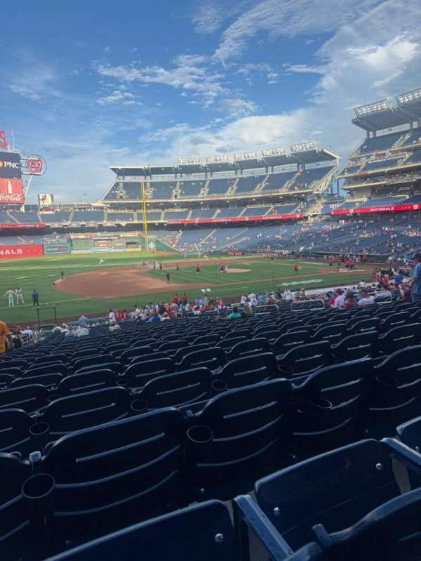 Nationals Park, section: 114, row: NN, seat: 18