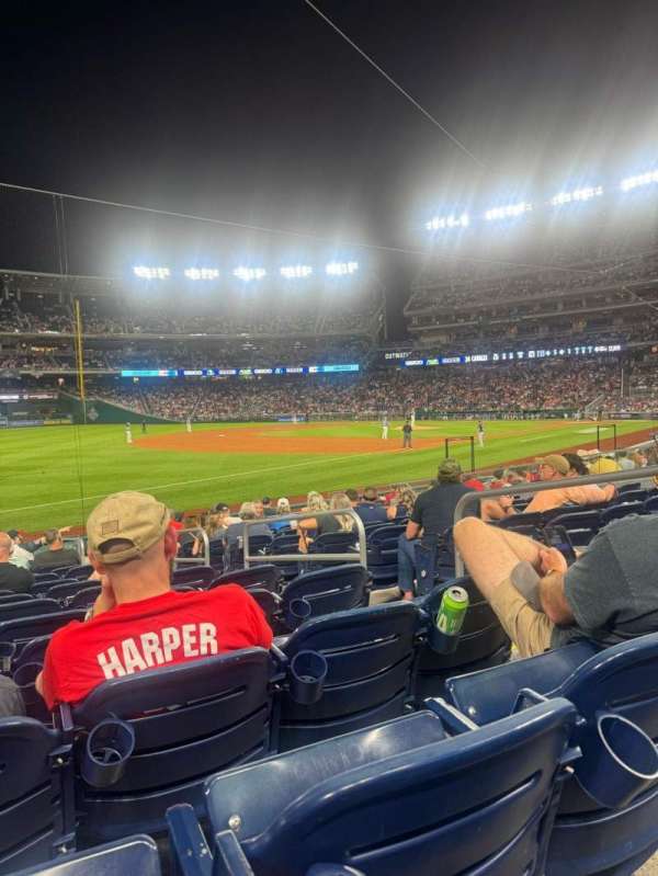 Nationals Park, section: 111, row: S, seat: 4