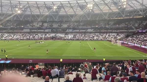 London Stadium, section: 138, row: 29, seat: 199