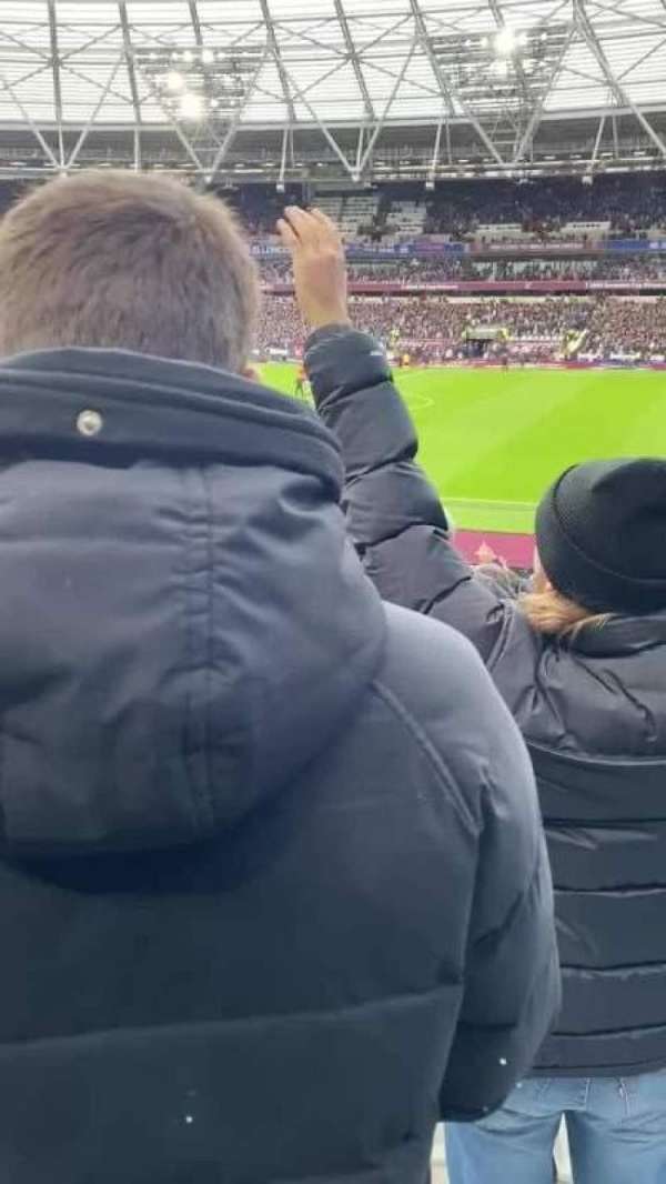 London Stadium, section: 138, row: 28, seat: 203