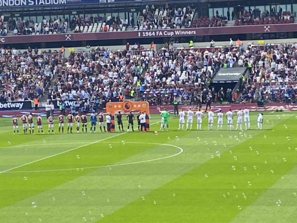 London Stadium, section: 138, row: 29, seat: 199