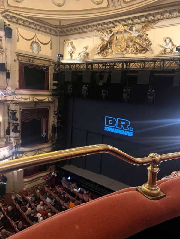 Noël Coward Theatre, section: Grand Circle, row: AA, seat: 14