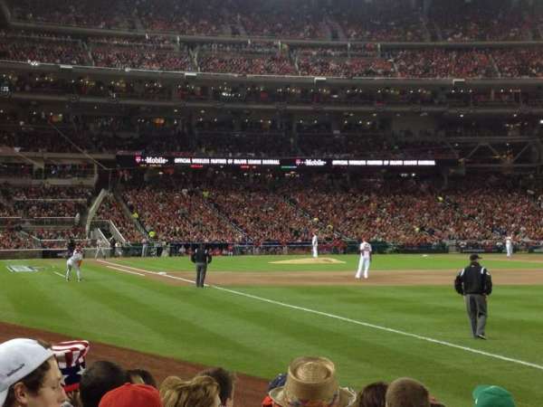 Nationals Park, section: 136, row: J, seat: 14