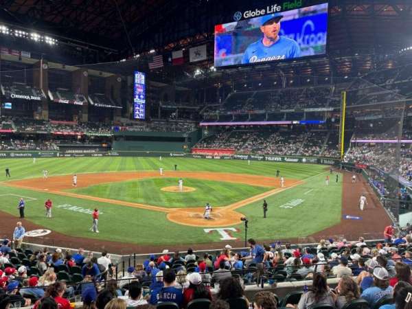 Globe Life Field, section: 13, row: 15, seat: 12
