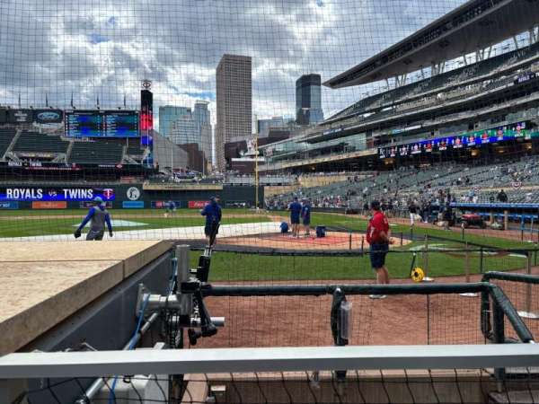Target Field, section: 11, row: 5, seat: 4