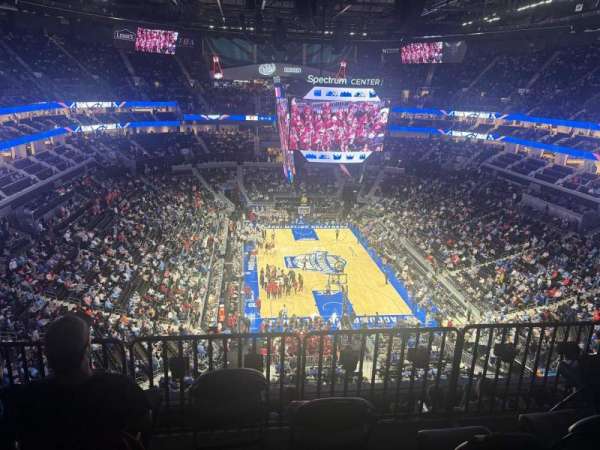 Spectrum Center, section: 201, row: F, seat: 13