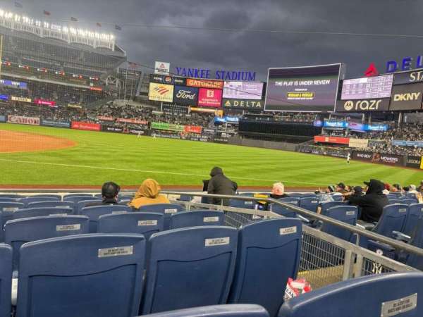 Yankee Stadium, section: 014B, row: 8, seat: 3