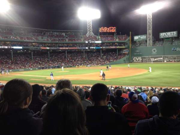 Fenway Park, section: Loge Box 101, row: KK, seat: 7