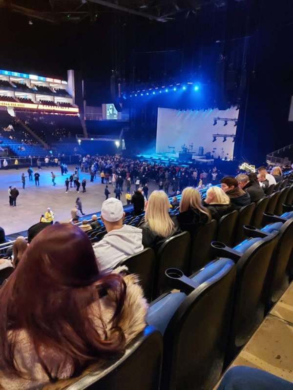 The O2, London, section: 111, row: T, seat: 232