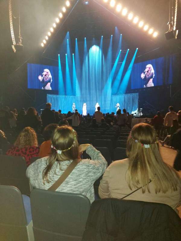 The O2, London, section: Floor A2, row: X, seat: 37