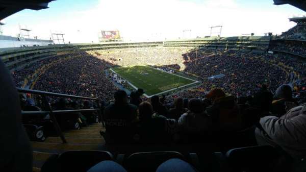 Lambeau Field, section: 640s, row: 10, seat: 2