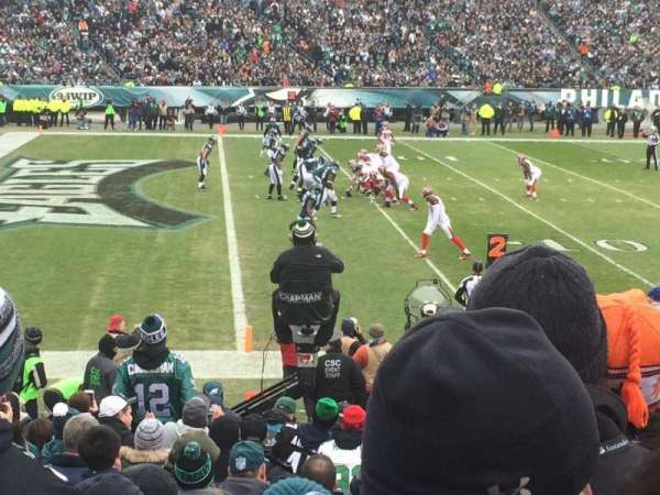 Lincoln Financial Field, section: 116, row: 14, seat: 12