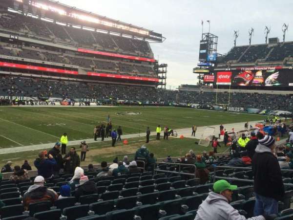 Lincoln Financial Field, section: 116, row: 14, seat: 12