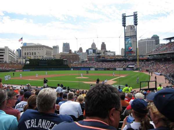Comerica Park, section: 130, row: 27, seat: 3